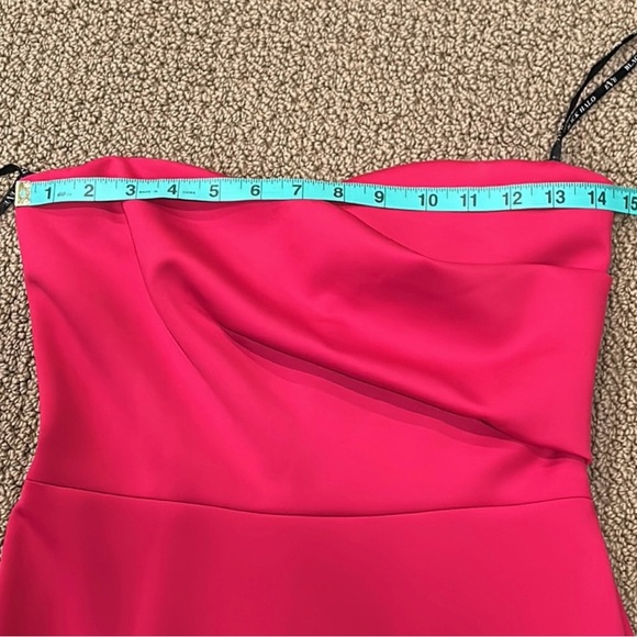 Black Halo Eve Katiyah Strapless Red Mermaid Gown Sweetheart Neckline - Picture 3 of 8